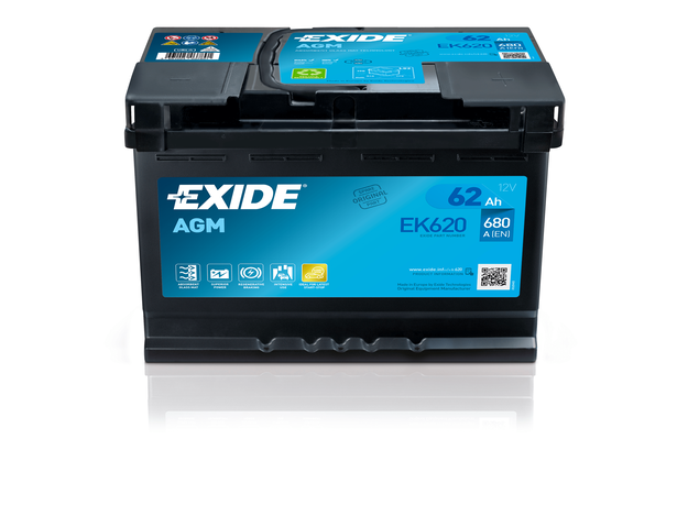 EXIDE AGM - 680A - 62AH