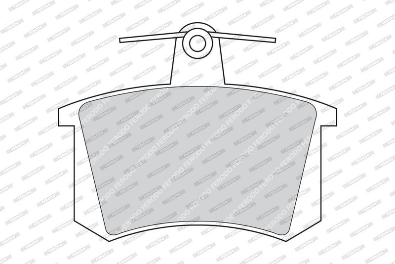 FERODO Plaquettes de frein à disque FDB222