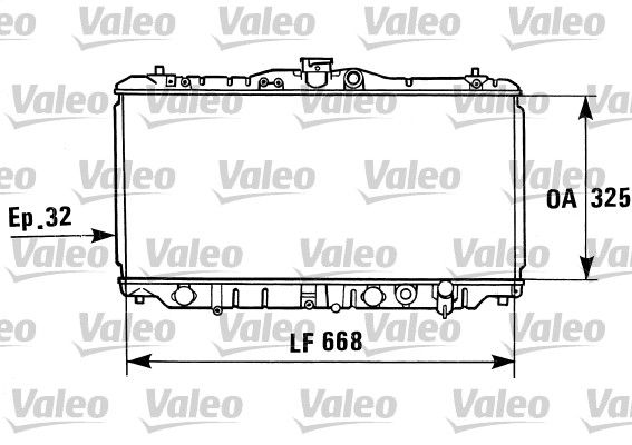 VALEO Radiateur 730430