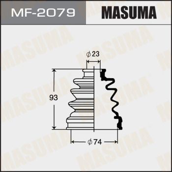 Комплект пилозахисний, приводний вал, Masuma MF2079