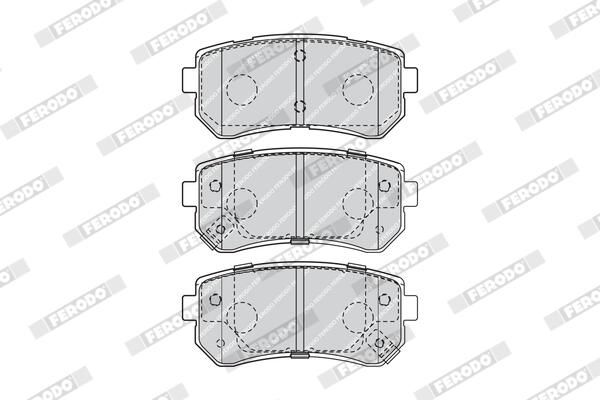 FERODO FDB4408 Brake Pad Set, disc brake