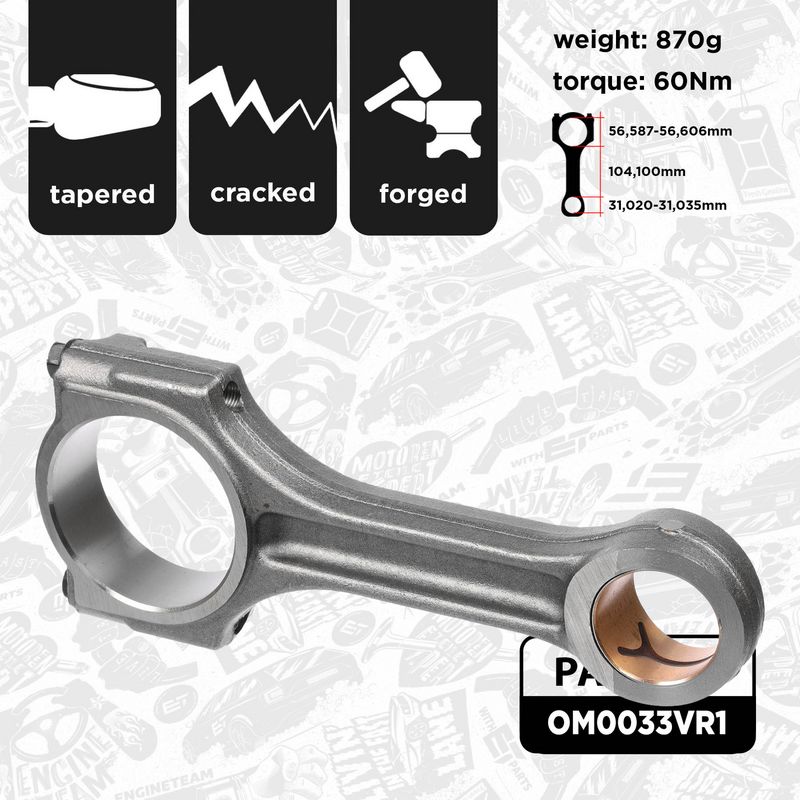 Product Image - Plunjerset - OM0033VR1 - ET ENGINETEAM