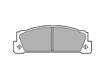 DELPHI LP253 Brake Pad Set, disc brake