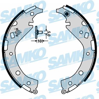 Комплект гальмівних колодок, Samko 89170