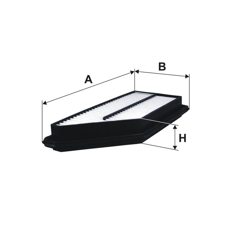 Luchtfilter (Patroon) past: HONDA PRELUDE III, PRELUDE IV, PRELUDE V 2.0/2.2/2.3 04.87-12.01