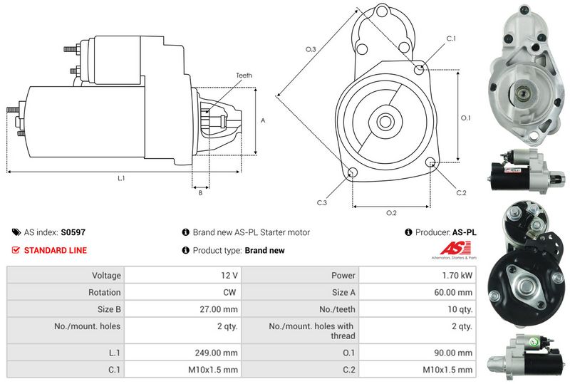 AS-PL S0597 Starter