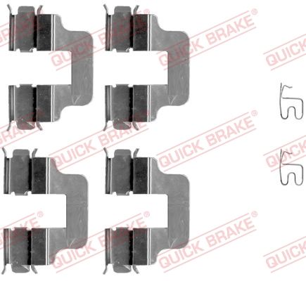 QUICK BRAKE tartozékkészlet, tárcsafékbetét 109-1245