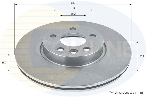 Гальмівний диск, Comline ADC1441V