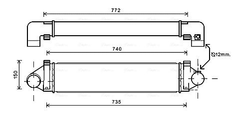 Охолоджувач наддувального повітря, Ava FDA4481