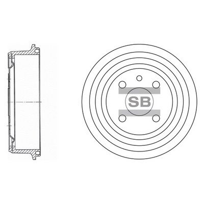 Гальмівний барабан, Hi-Q SD3034