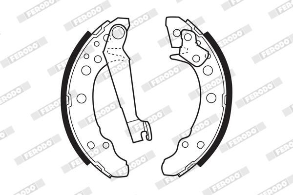 FERODO FSB191 Brake Shoe Set