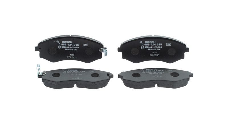 BOSCH Plaquettes de frein à disque 0 986 424 215