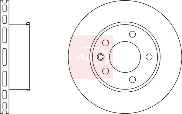 APEC Brake Disc DSK2934