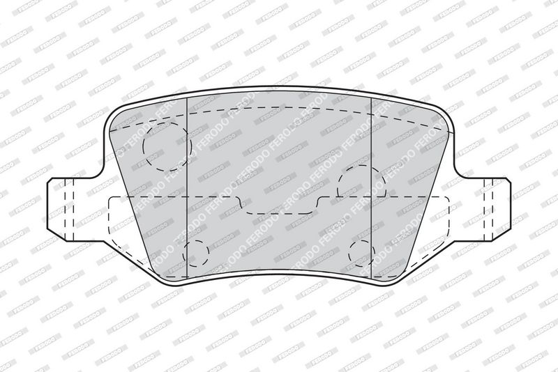 FERODO Plaquettes de frein à disque FDB1782
