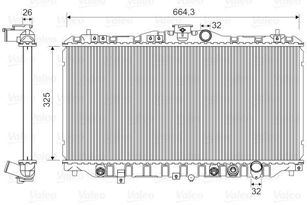 VALEO Radiateur 730429