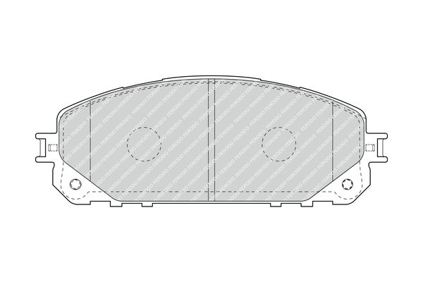 Дискові гальмівні колодки FERODO FDB4882 , к-кт.