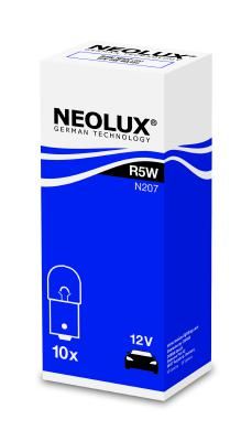 Лампа допоміжн. освітлення R5W 12V 5W ВА15s (вир-во Neolux) NEOLUX N207