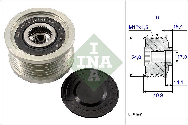 Schaeffler INA generátor szabadonfutó 535 0112 10