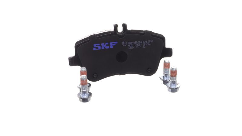 SKF VKBP80081 Комплект гальмівних накладок, дискове гальмо