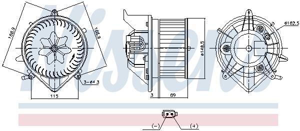 Компресор салону, Nissens 87840