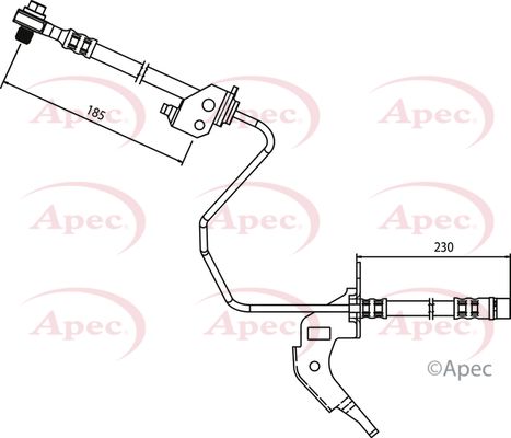 APEC Brake Hose HOS3688