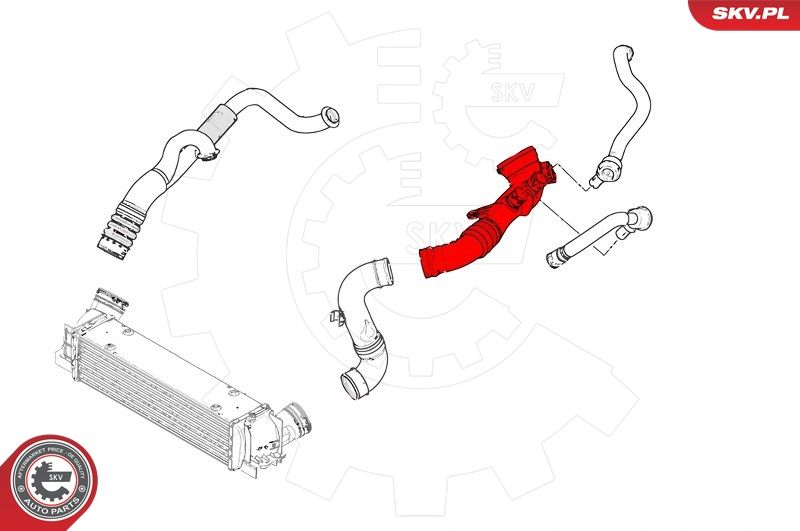 Шланг подачі наддувального повітря, Skv Germany 43SKV325