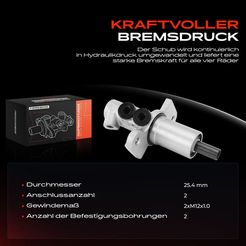Frankberg 5481FB0005380 Brake Master Cylinder