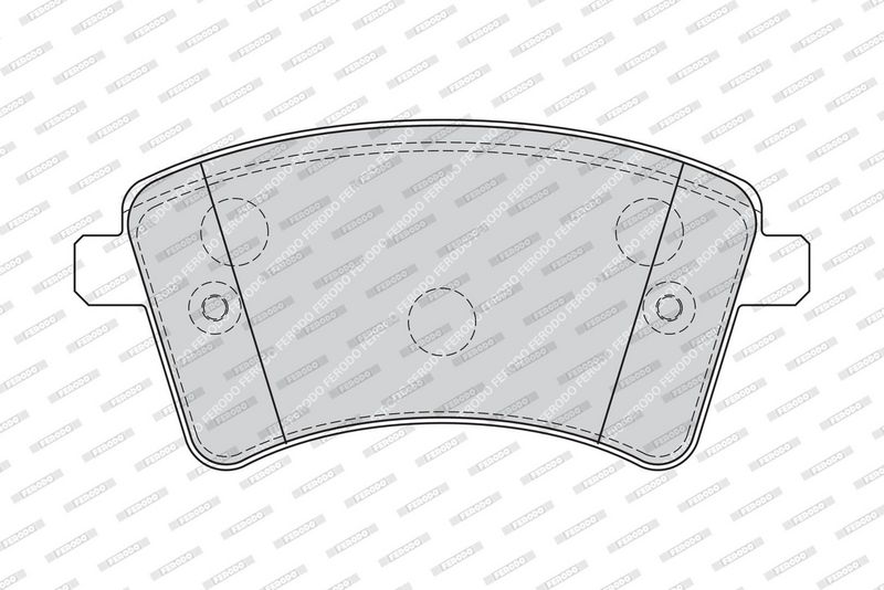 FERODO Plaquettes de frein à disque FDB4185