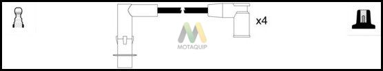 MOTAQUIP gyújtókábelkészlet LDRL1634