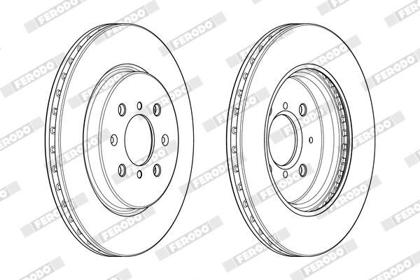 FERODO DDF2410C Brake Disc