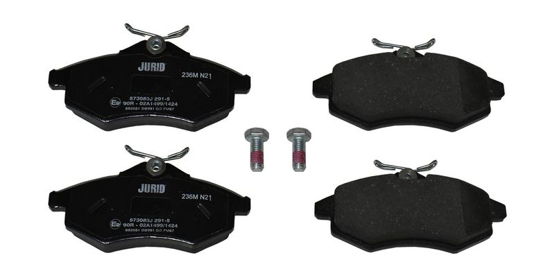 set placute frana,frana disc JURID 573083J