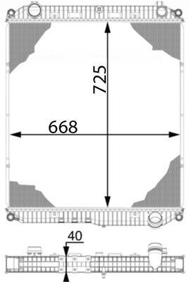 Kühler, Motorkühlung