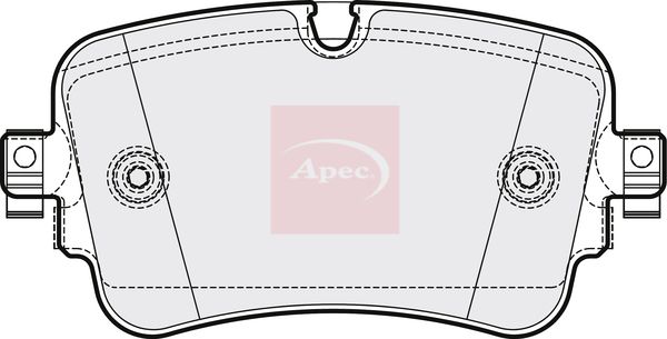 APEC Brake Pad Set, disc brake PAD2094