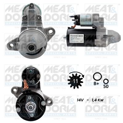 MEAT & DORIA Startmotor / Starter 5010494G