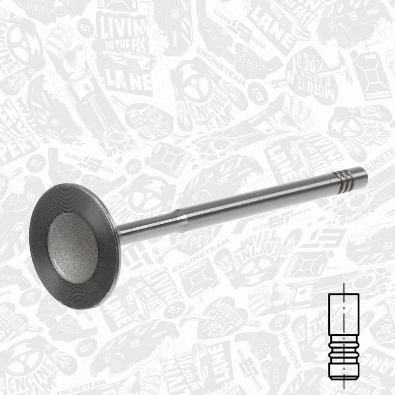 Product Image - Inlaatklep - VI0049 - ET ENGINETEAM