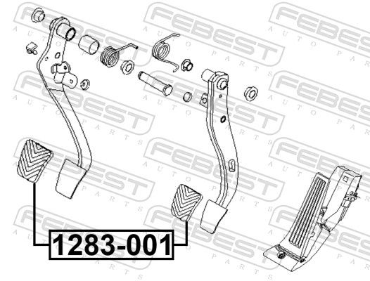 Revestimiento pedal, embrague