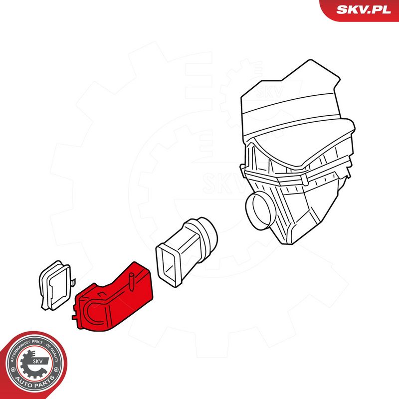 Õhutoru, õhufilter, ESEN SKV 43SKV922