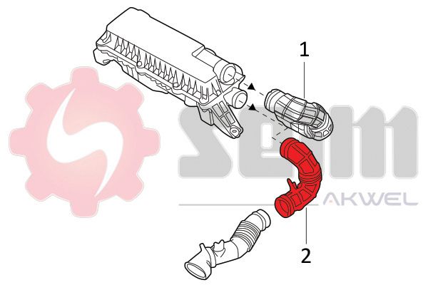 SEIM 982078 Charge Air Hose