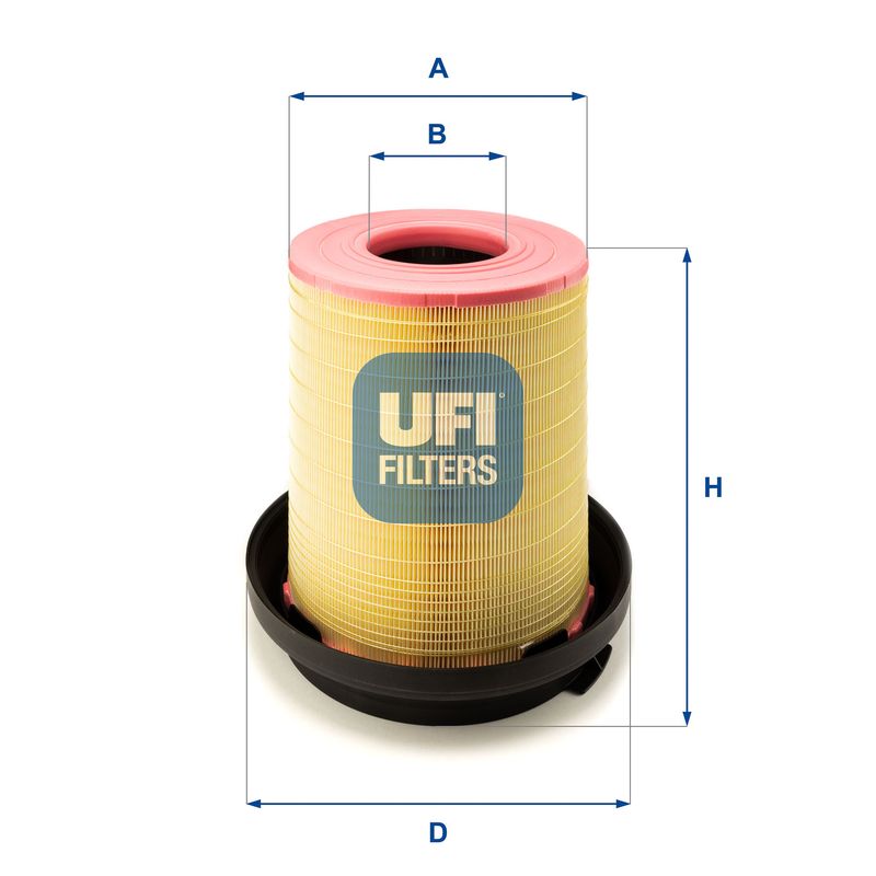 Повітряний фільтр, Ufi 27.383.00