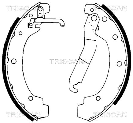 TRISCAN fékpofakészlet 8100 29004