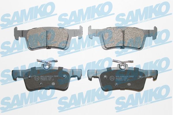 Комплект гальмівних накладок, дискове гальмо, Samko 5SP2033