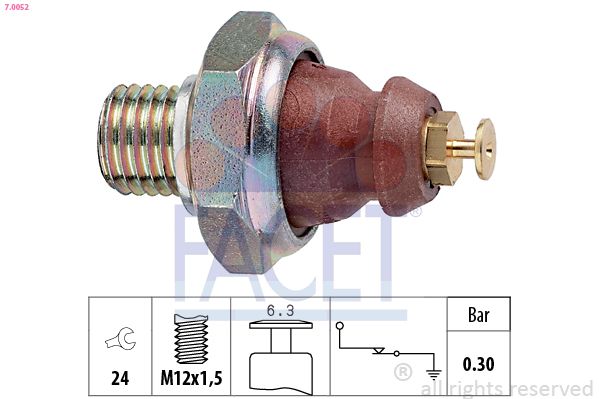FACET Olajnyomás-kapcsoló 7.0052