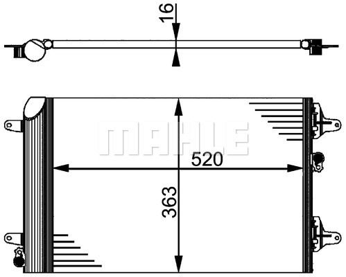 WILMINK GROUP kondenzátor, klíma WG2368857