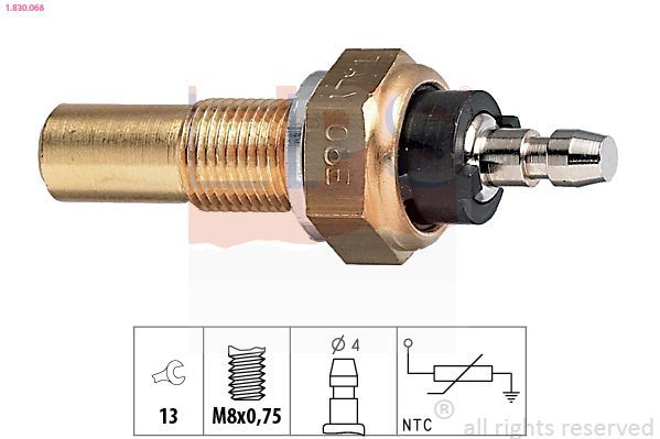 Sensor, temperatura del refrigerante