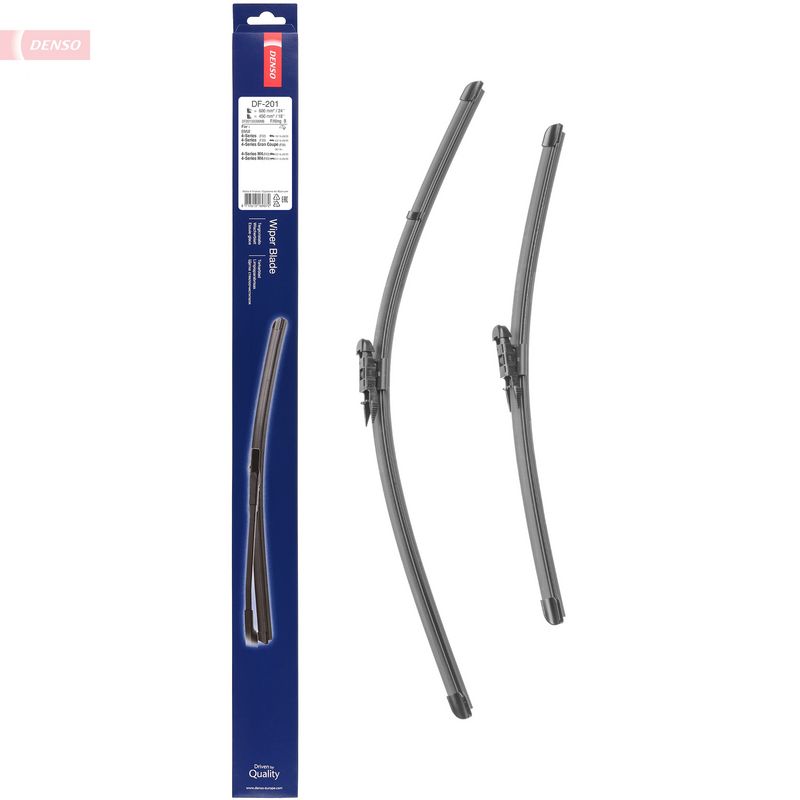 Wisserblad voegloos Voor (2pcs) Flat Blades 600/450mm past: BMW 4 (F32, F82), 4 (F33, F83), 4 GRAN COUPE (F36) 07.13-05.21