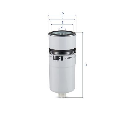 UFI Üzemanyagszűrő 24.A30.00
