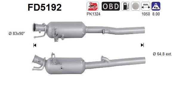 Prekė atitinka OEM kodą: 2464903020