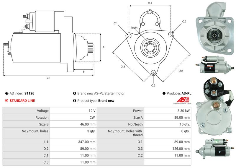 AS-PL S1126 Starter