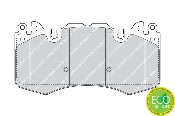 FERODO FDB4379 Brake Pad Set, disc brake