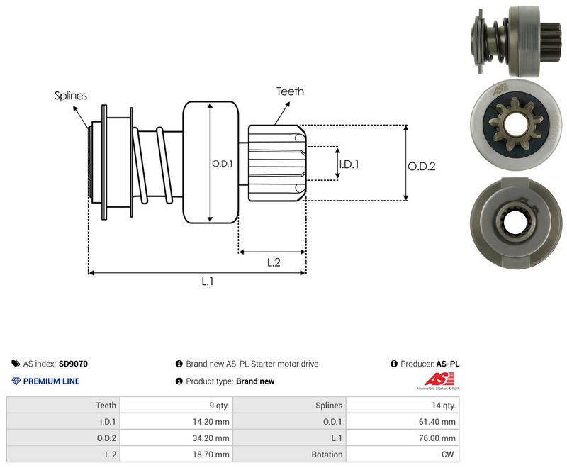 Vabajooks, starter, AS-PL SD9070